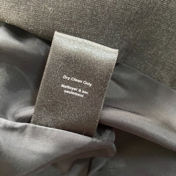 Aritzia Talula Wool Black Blazer with Crested Buttons and Front Pockets Size 0 - Picture 9 of 10